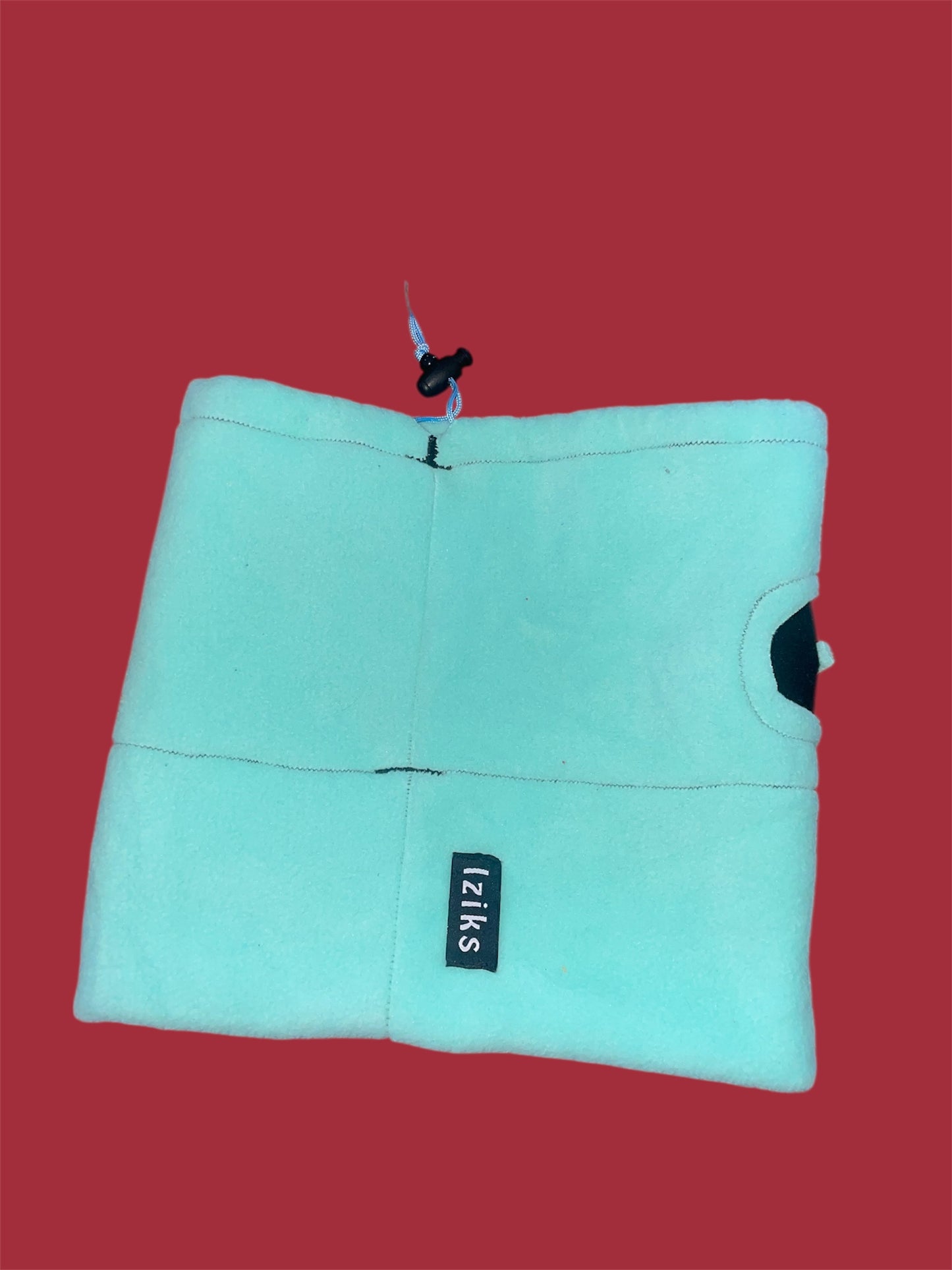 Blue and Black Spider Web Fleece Beanie