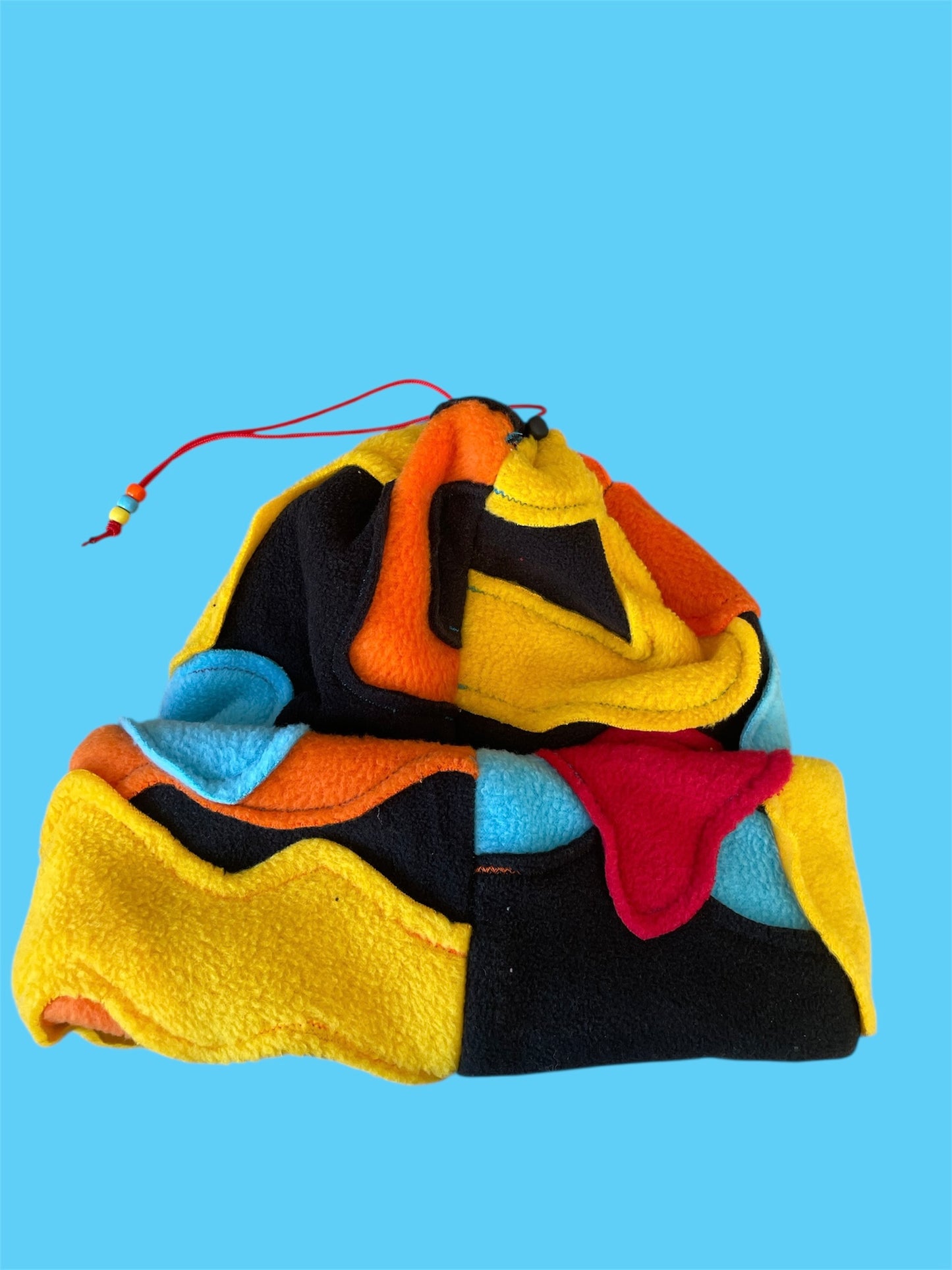 MultiColor Abstract Fleece Beanie