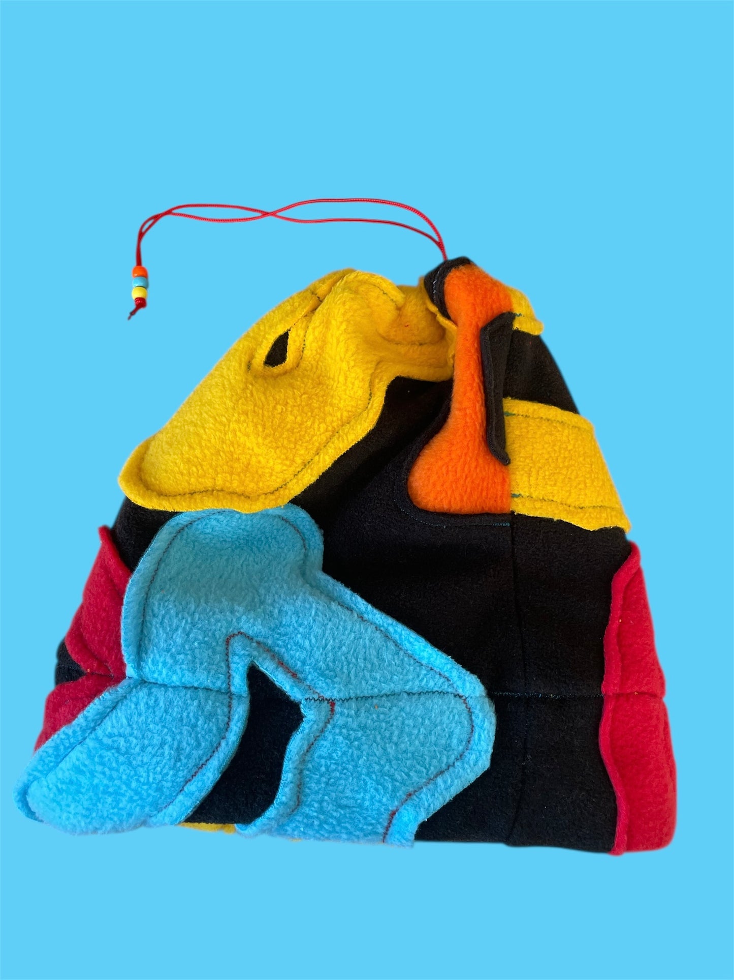 MultiColor Abstract Fleece Beanie