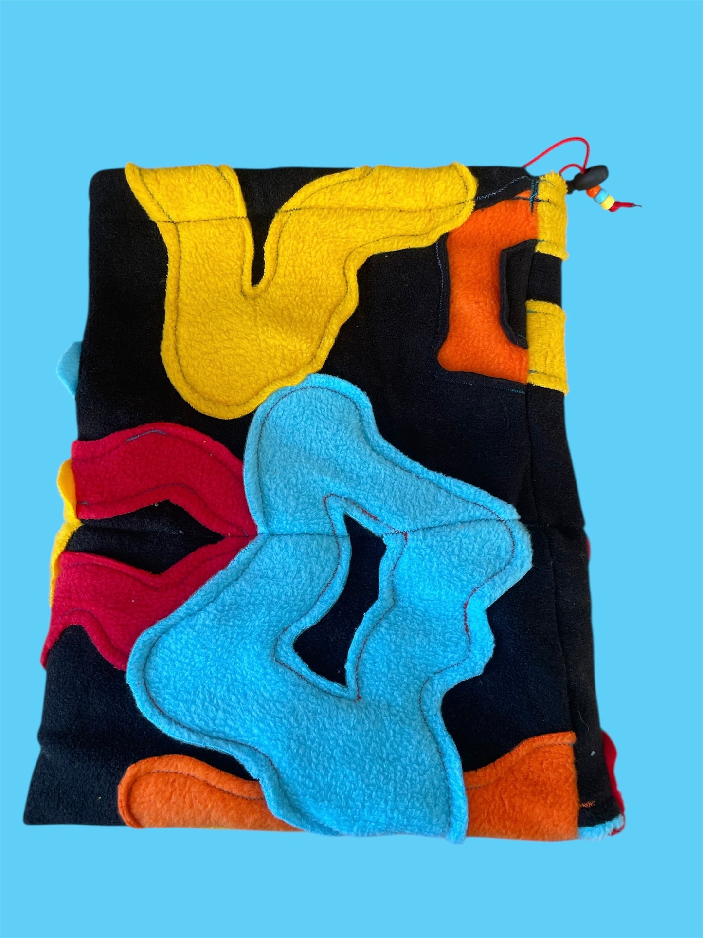 MultiColor Abstract Fleece Beanie