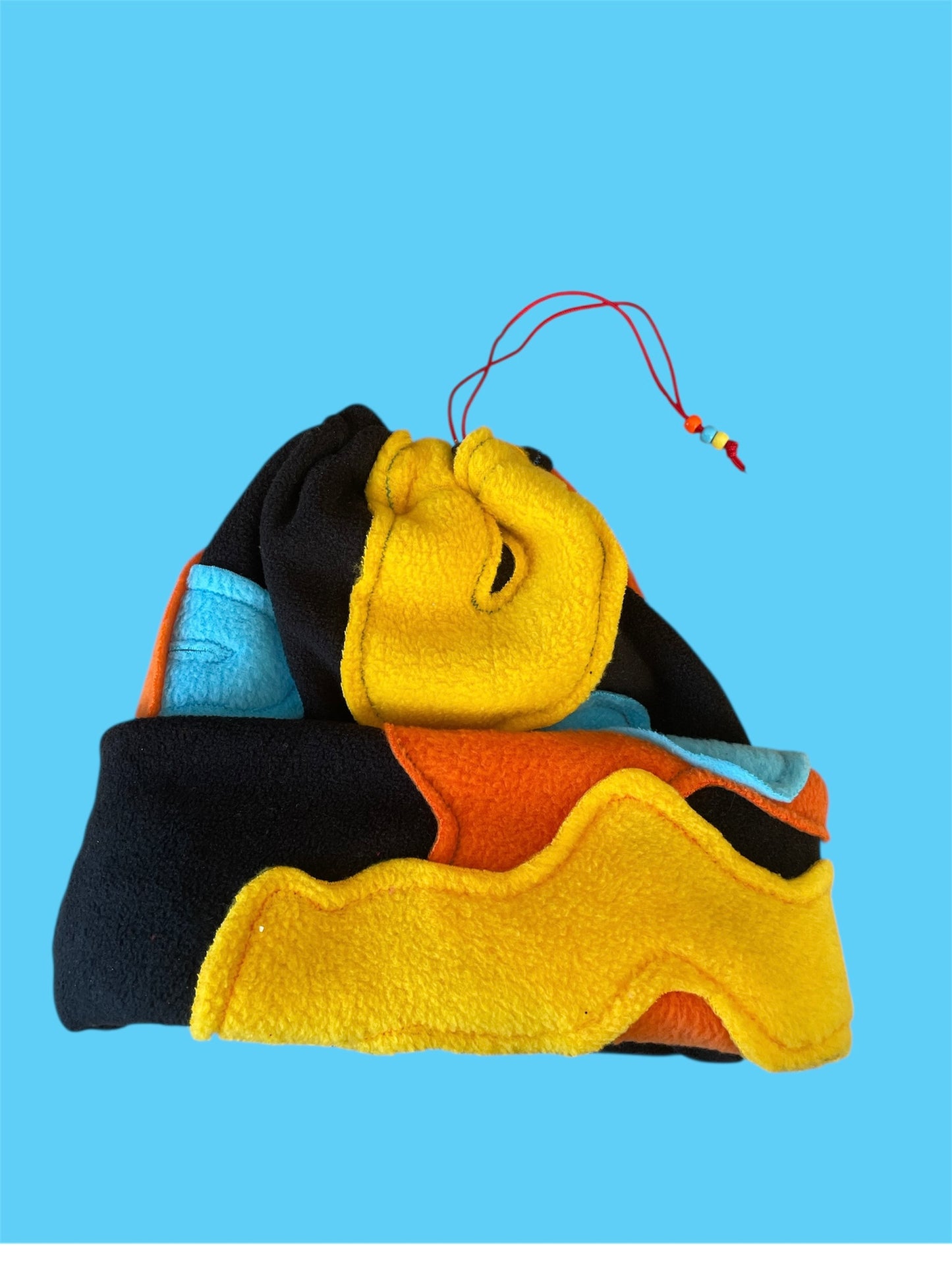 MultiColor Abstract Fleece Beanie