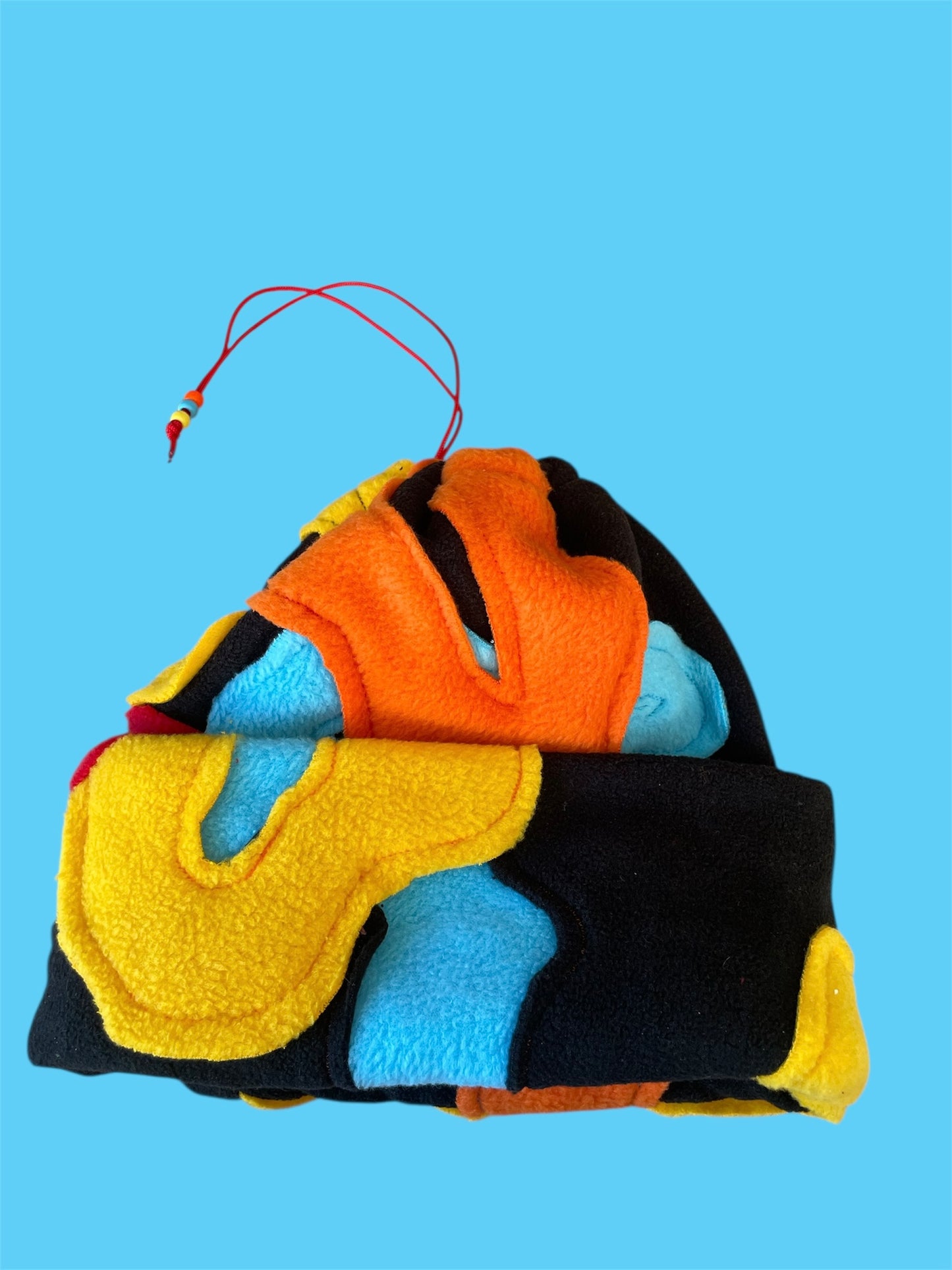 MultiColor Abstract Fleece Beanie