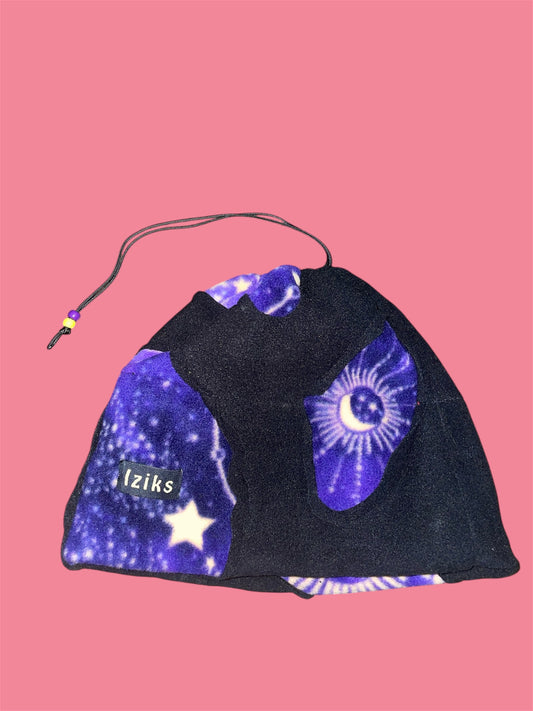 Wizardy Black Fleece Beanie