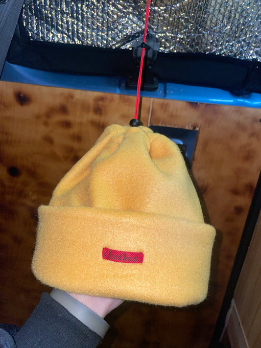 Mustard Fleece Beanie