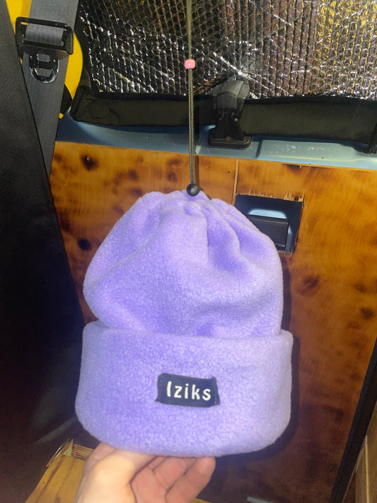 Purple Fleece Beanie